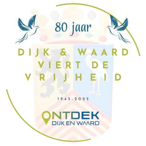 Dijk en Waard viert de vrijheid logo